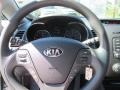 Black 2016 Kia Forte LX Sedan Steering Wheel