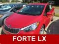 2016 Crimson Red Kia Forte LX Sedan  photo #1