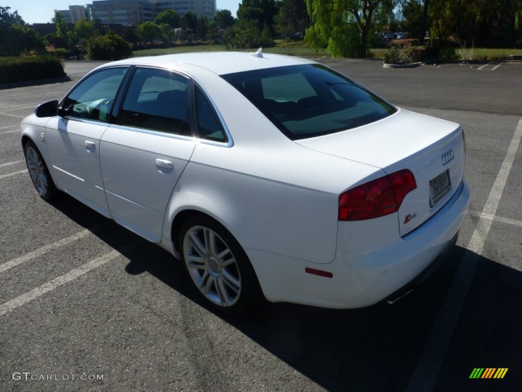 2007 S4 4.2 quattro Sedan - Ibis White / Ebony/Silver photo #3