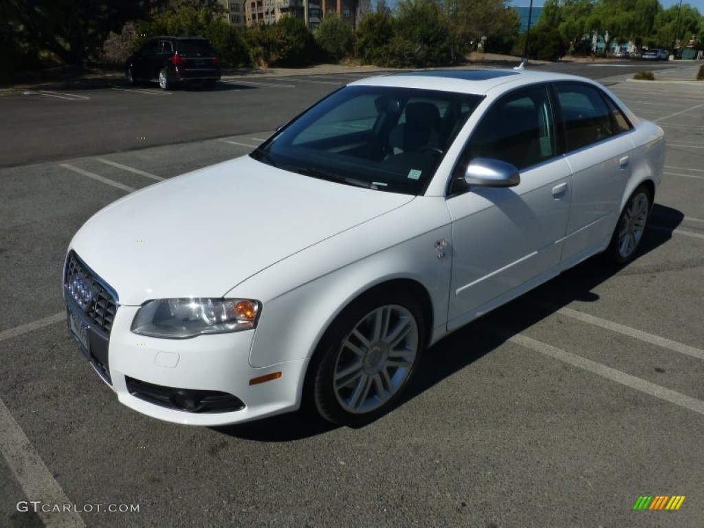 Ibis White 2007 Audi S4 4.2 quattro Sedan Exterior Photo #107207249