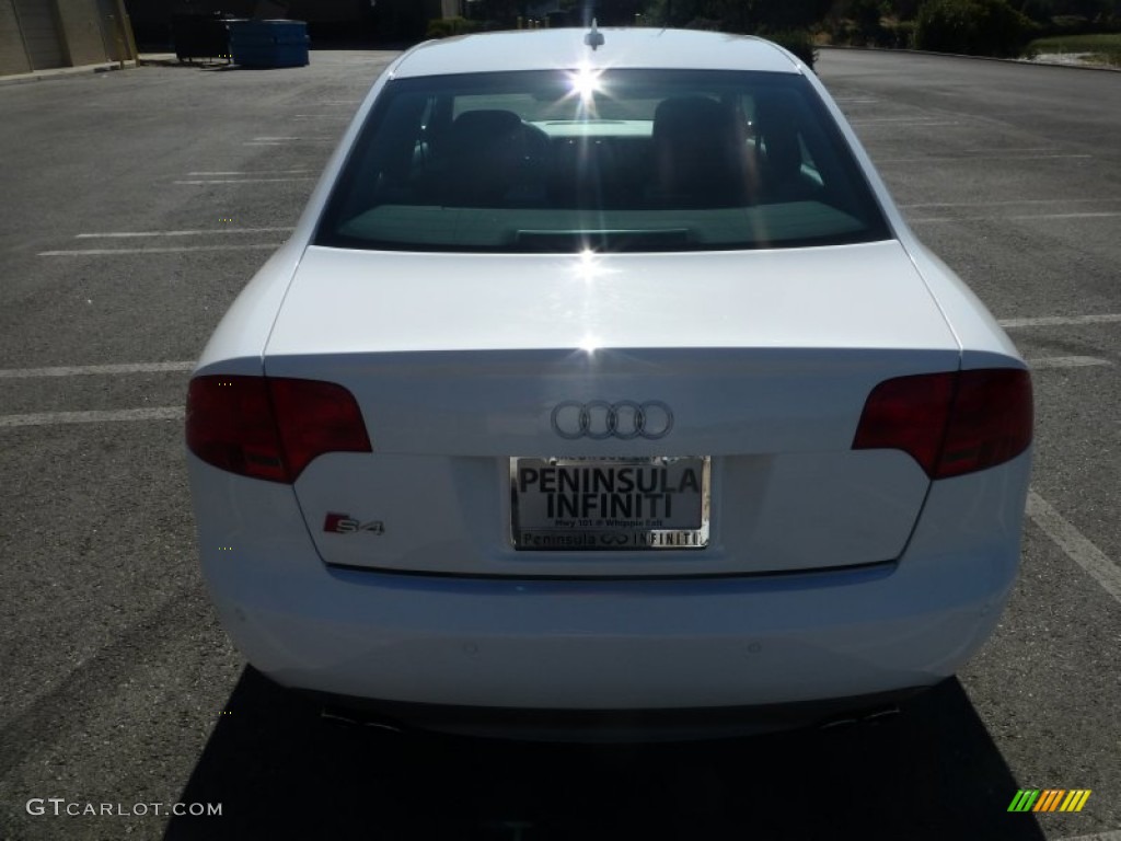 2007 S4 4.2 quattro Sedan - Ibis White / Ebony/Silver photo #9
