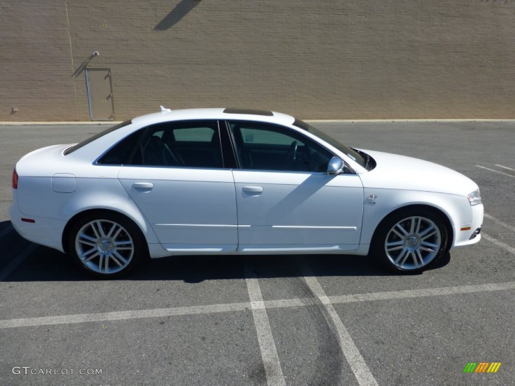 2007 S4 4.2 quattro Sedan - Ibis White / Ebony/Silver photo #11