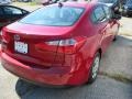 2016 Crimson Red Kia Forte LX Sedan  photo #4