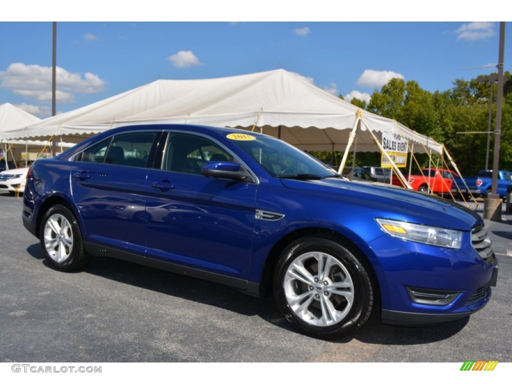 2013 Taurus SEL - Deep Impact Blue Metallic / Charcoal Black photo #1