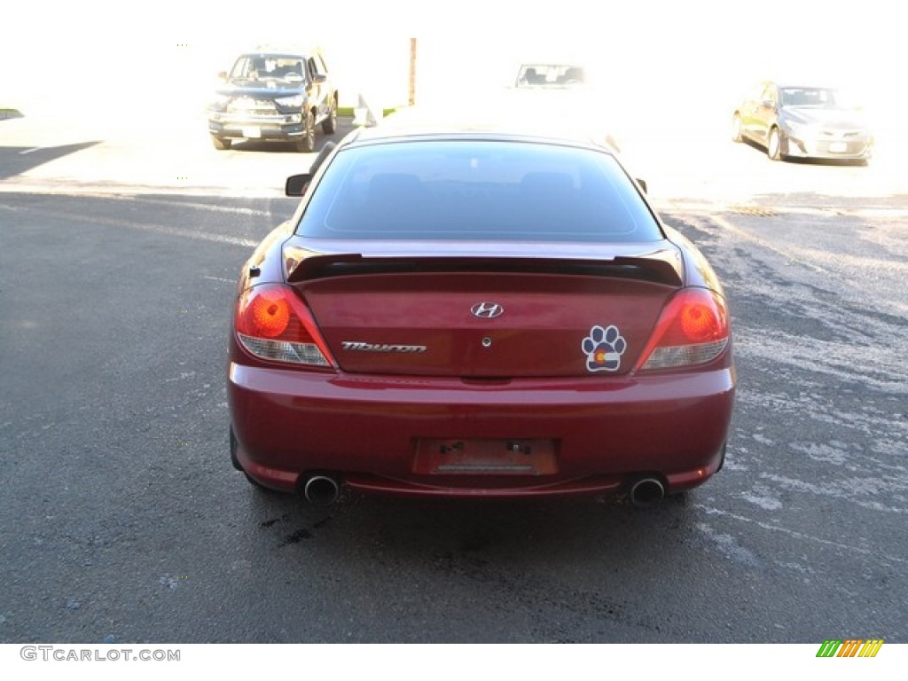 2005 Tiburon GS - Electric Red / Black photo #3
