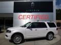 White Platinum Tricoat 2015 Lincoln Navigator 4x4