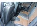 2016 Volvo XC60 Hazel Brown/Off-Black Interior Rear Seat Photo