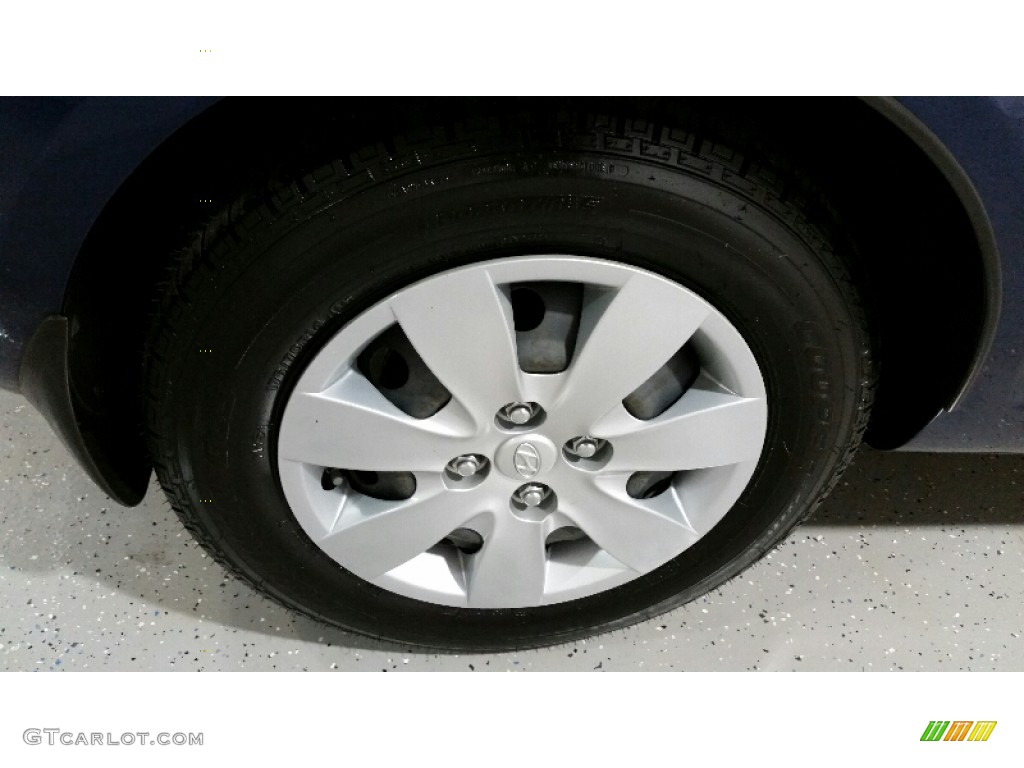 2010 Accent GS 3 Door - Dark Sapphire Blue / Black photo #5