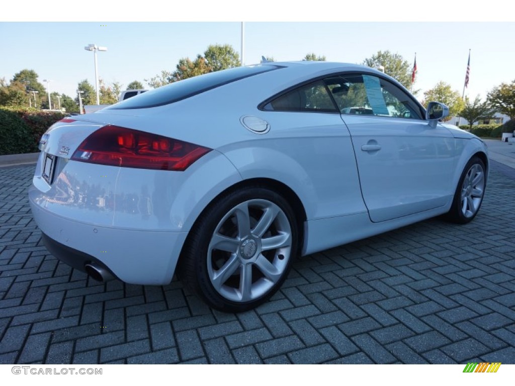 2009 TT 3.2 quattro Coupe - Ibis White / Magma Red photo #5