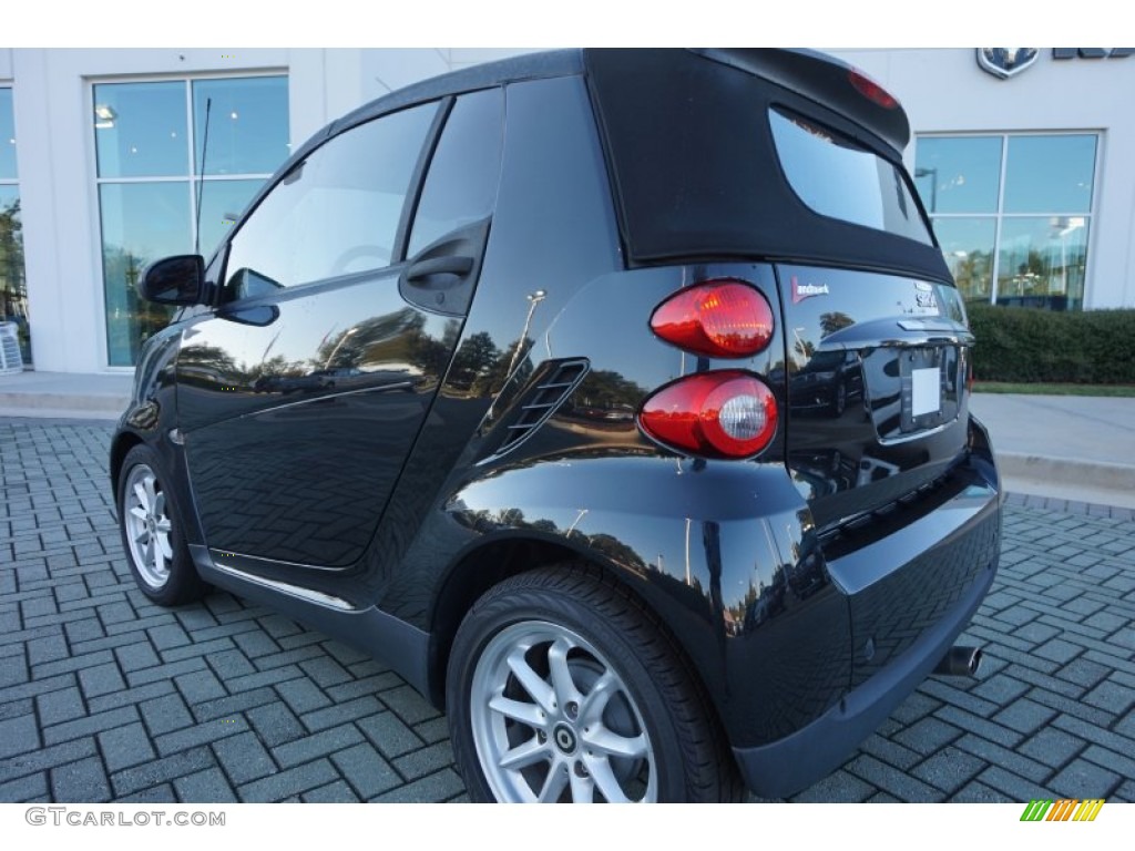 2009 fortwo passion cabriolet - Deep Black / Design Black photo #3