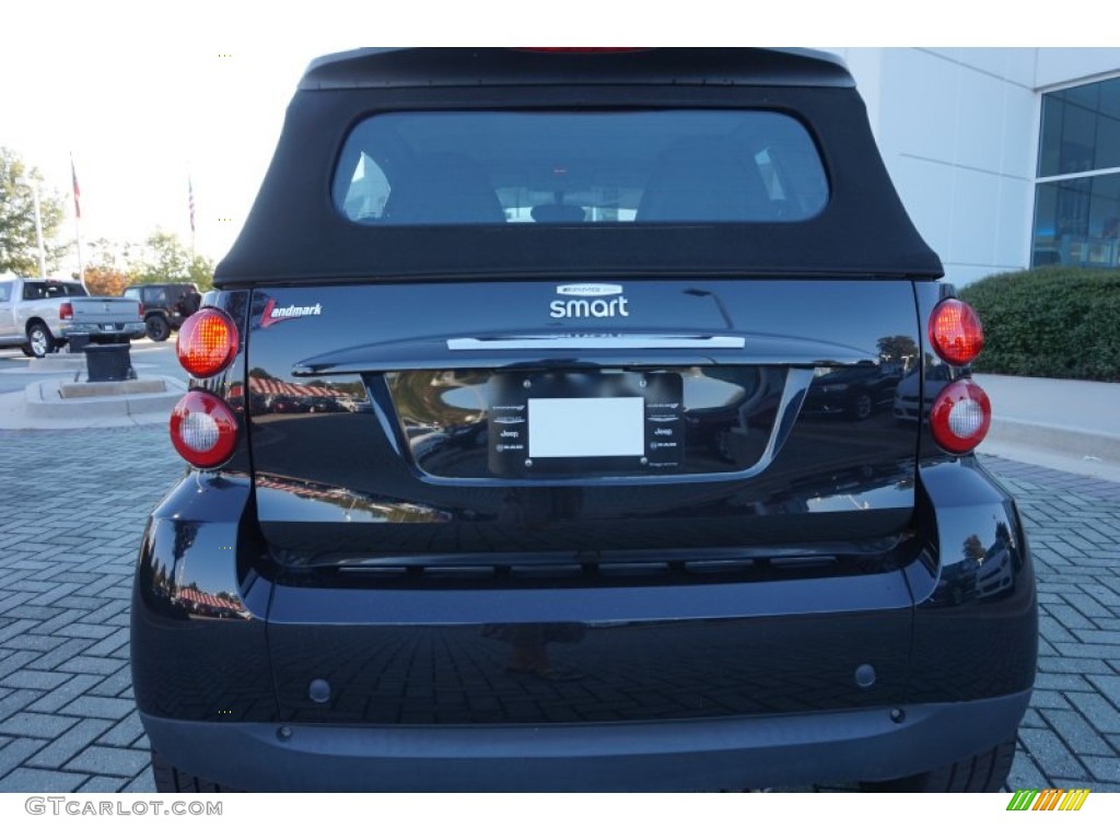 2009 fortwo passion cabriolet - Deep Black / Design Black photo #4