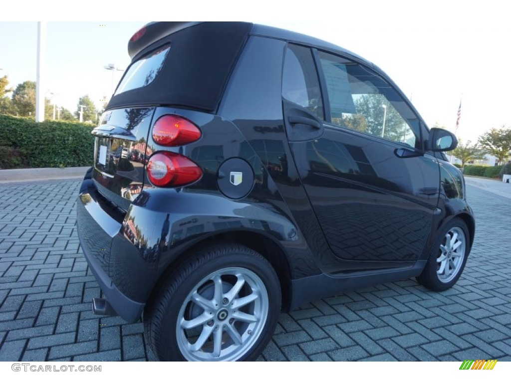 2009 fortwo passion cabriolet - Deep Black / Design Black photo #5