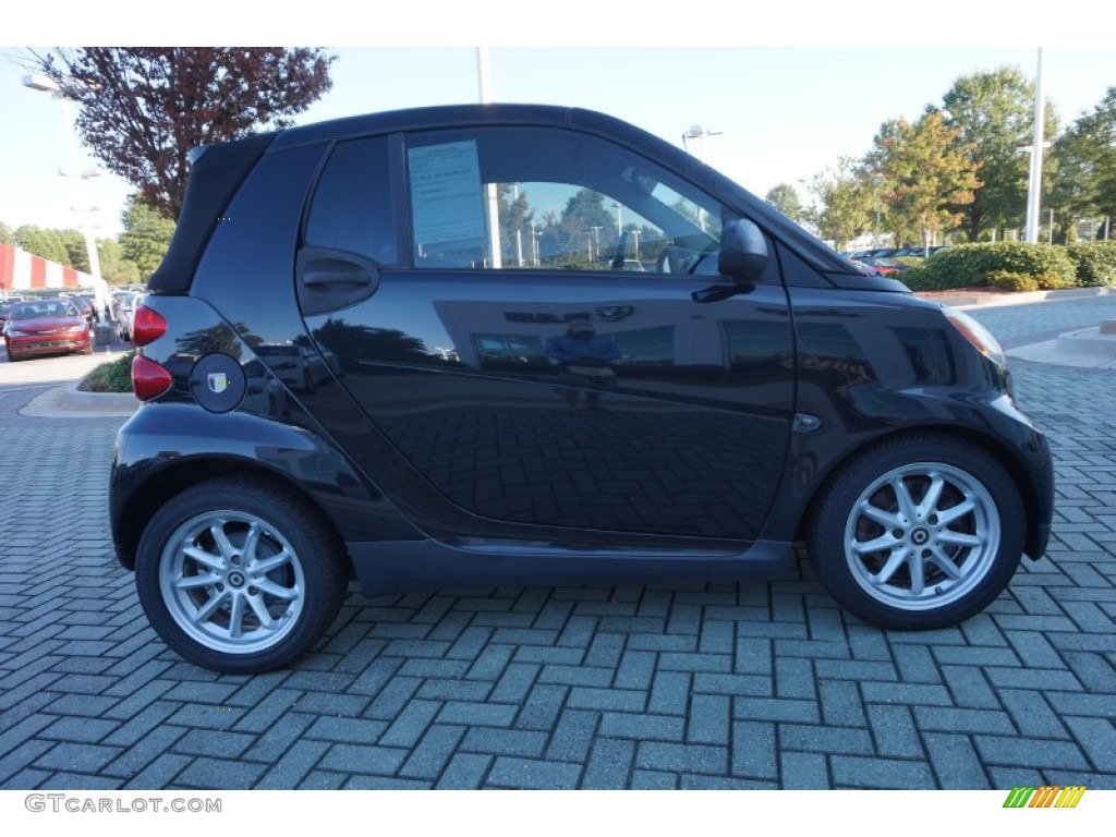 2009 fortwo passion cabriolet - Deep Black / Design Black photo #6