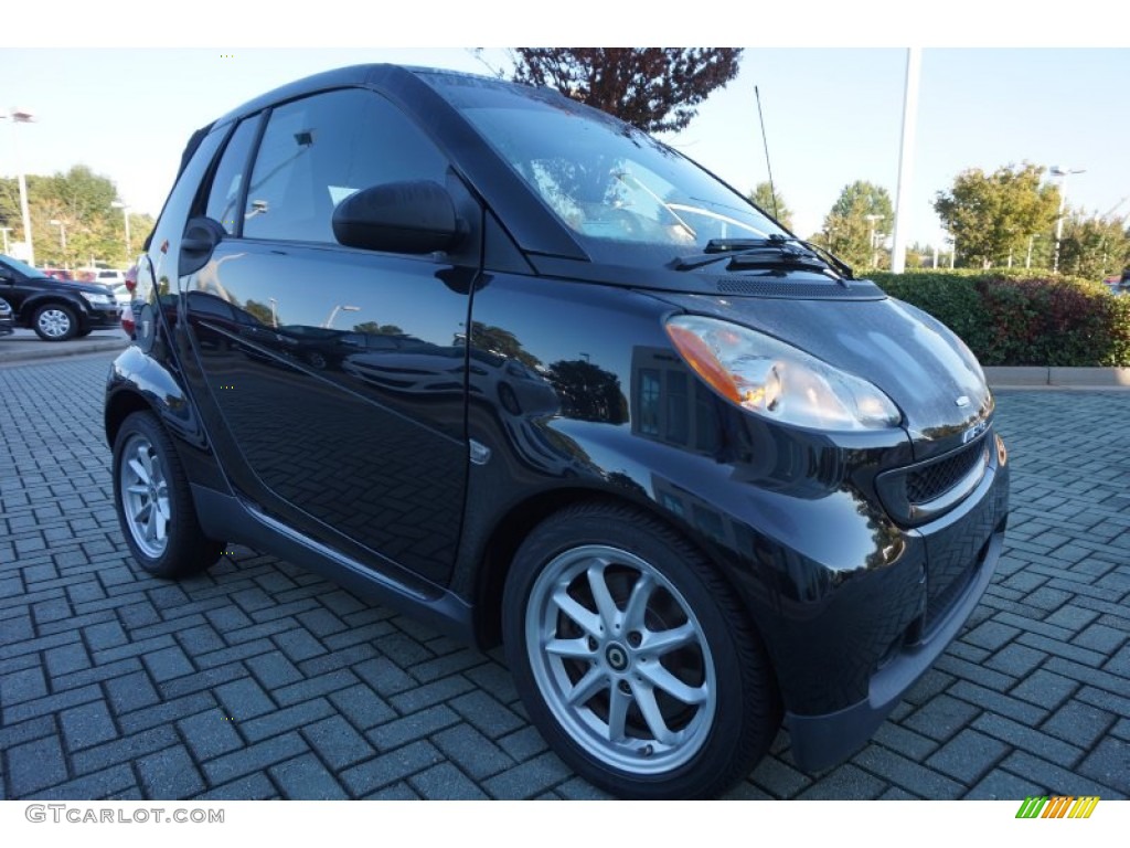 2009 fortwo passion cabriolet - Deep Black / Design Black photo #7