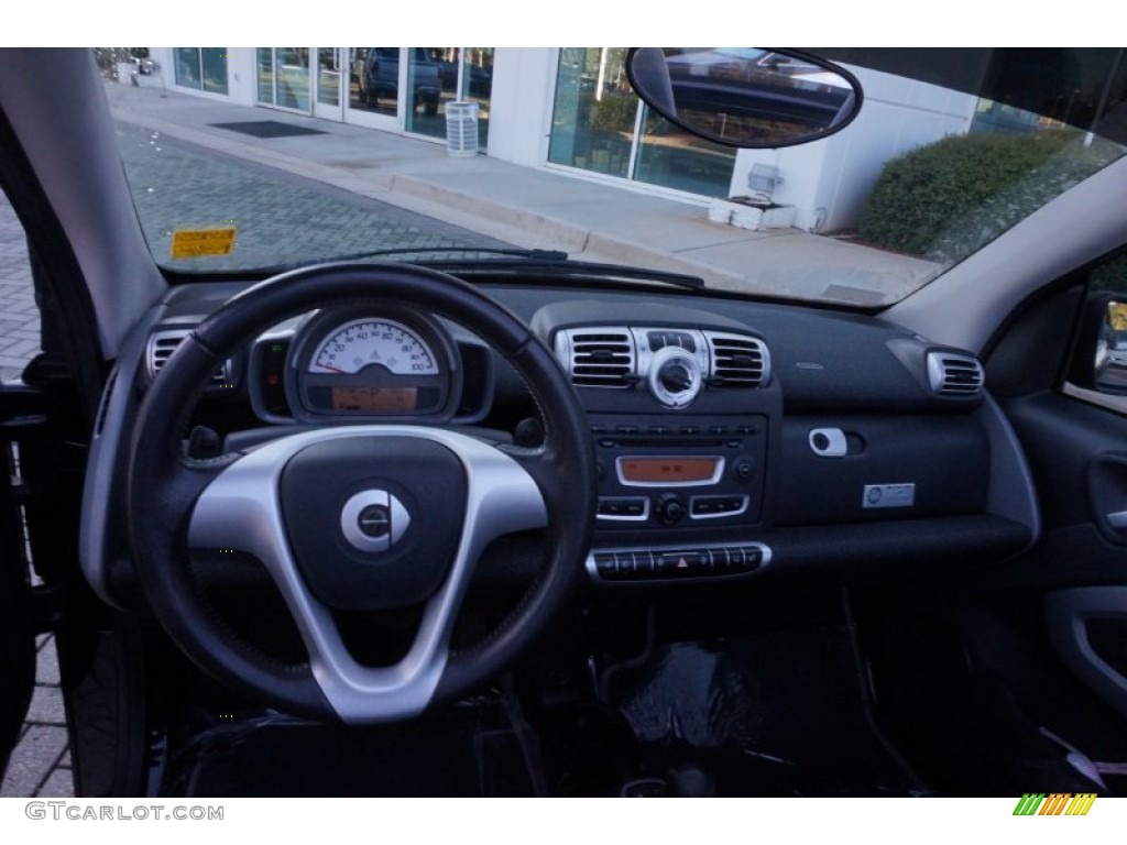 2009 fortwo passion cabriolet - Deep Black / Design Black photo #10