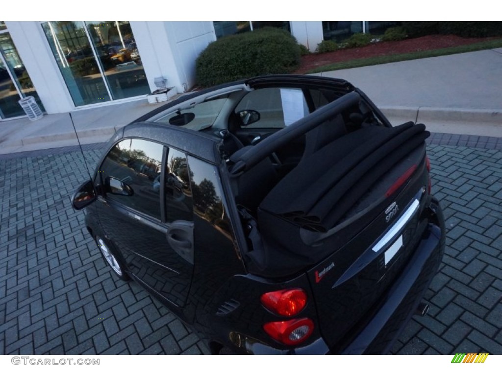 2009 fortwo passion cabriolet - Deep Black / Design Black photo #16