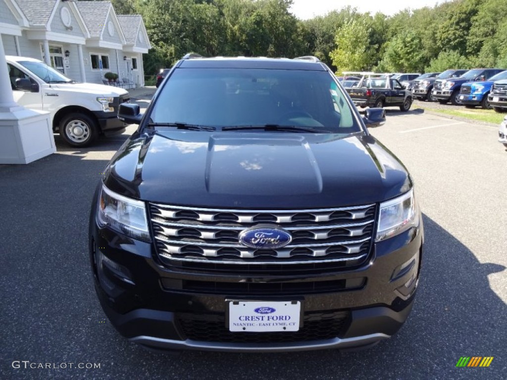2016 Explorer XLT 4WD - Shadow Black / Ebony Black photo #2