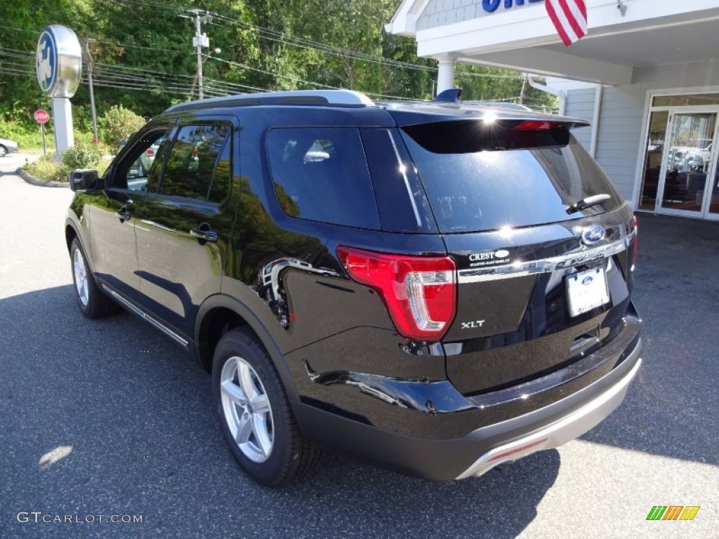 2016 Explorer XLT 4WD - Shadow Black / Ebony Black photo #5