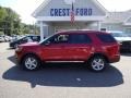 2016 Ruby Red Metallic Tri-Coat Ford Explorer XLT 4WD  photo #4