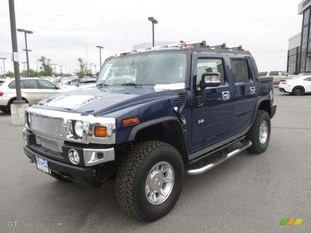 2007 H2 SUT - All Terrain Blue / Ebony Black photo #2