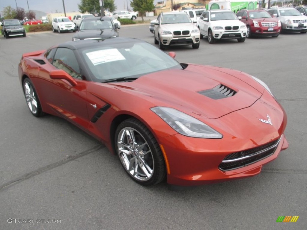 2016 Corvette Stingray Coupe - Daytona Sunrise Orange Metallic / Jet Black photo #1