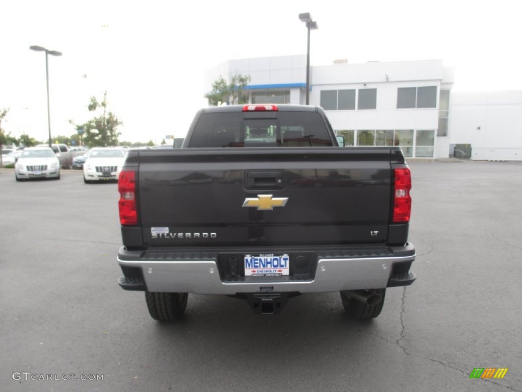 2015 Silverado 2500HD LT Double Cab 4x4 - Tungsten Metallic / Jet Black photo #5