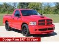 2005 Flame Red Dodge Ram 1500 SRT-10 Regular Cab  photo #1