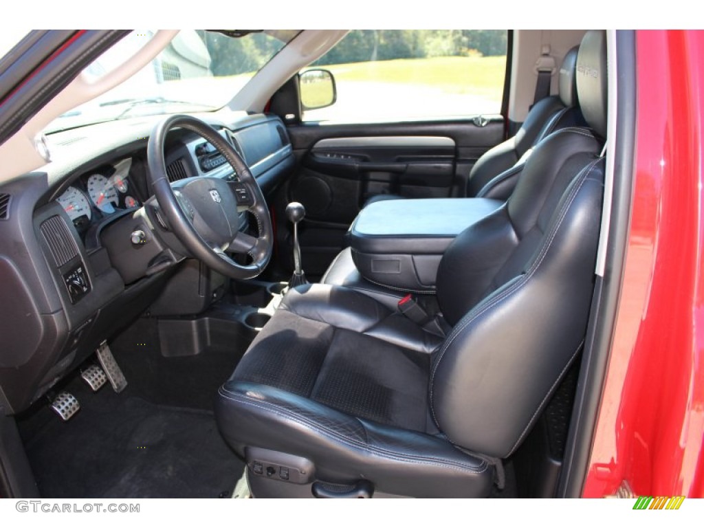 2005 Dodge Ram 1500 SRT-10 Regular Cab Front Seat Photo #107217701
