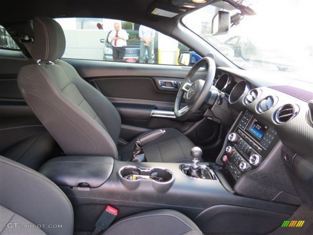 2015 Mustang V6 Coupe - Deep Impact Blue Metallic / Ebony photo #15