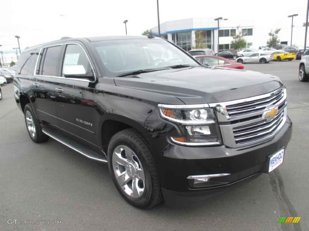 2016 Suburban LTZ 4WD - Black / Cocoa/Mahogany photo #1