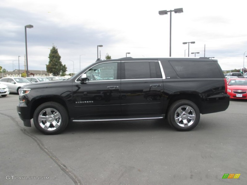 Black 2016 Chevrolet Suburban LTZ 4WD Exterior Photo #107218742