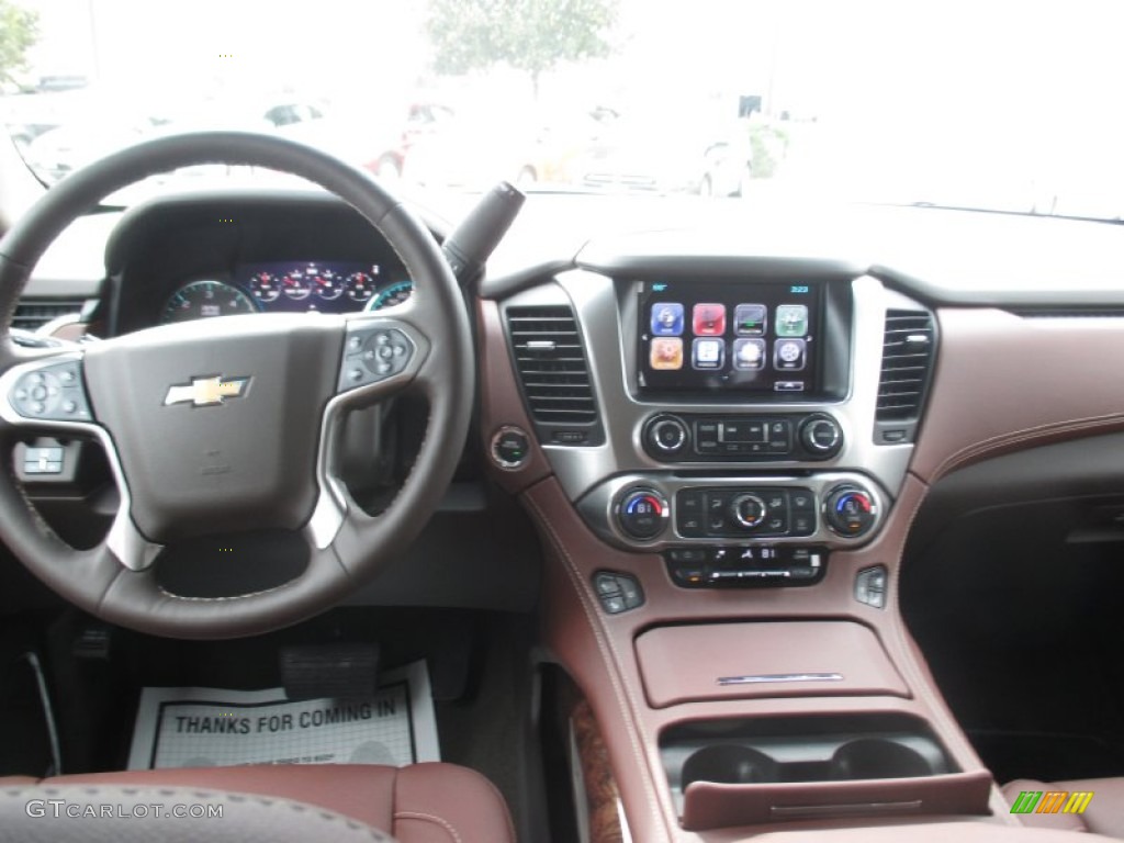 2016 Chevrolet Suburban LTZ 4WD Cocoa/Mahogany Dashboard Photo #107218979