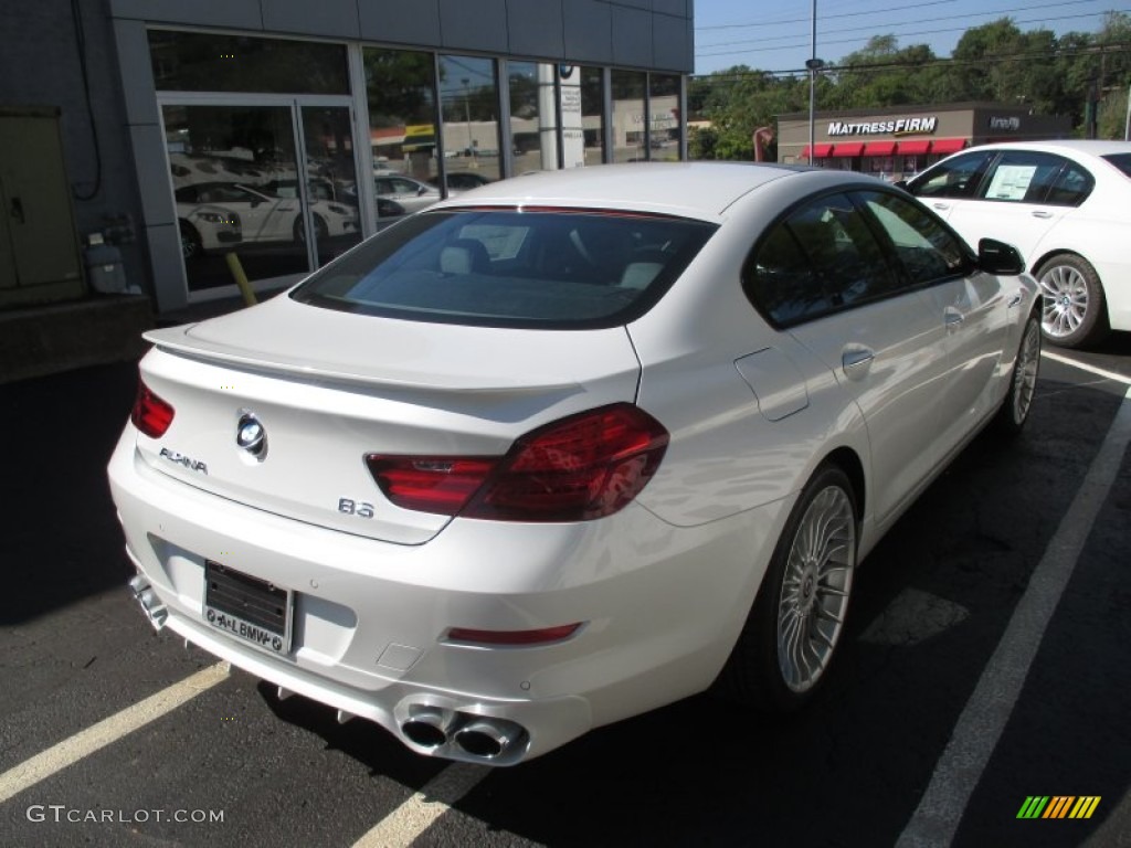 2016 6 Series ALPINA B6 xDrive Gran Coupe - Mineral White Metallic / Black photo #6