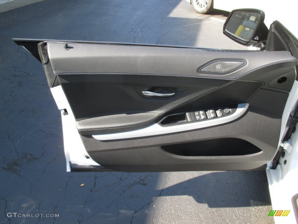 2016 BMW 6 Series ALPINA B6 xDrive Gran Coupe Black Door Panel Photo #107220287