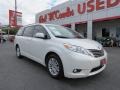 2015 Blizzard White Pearl Toyota Sienna XLE  photo #2