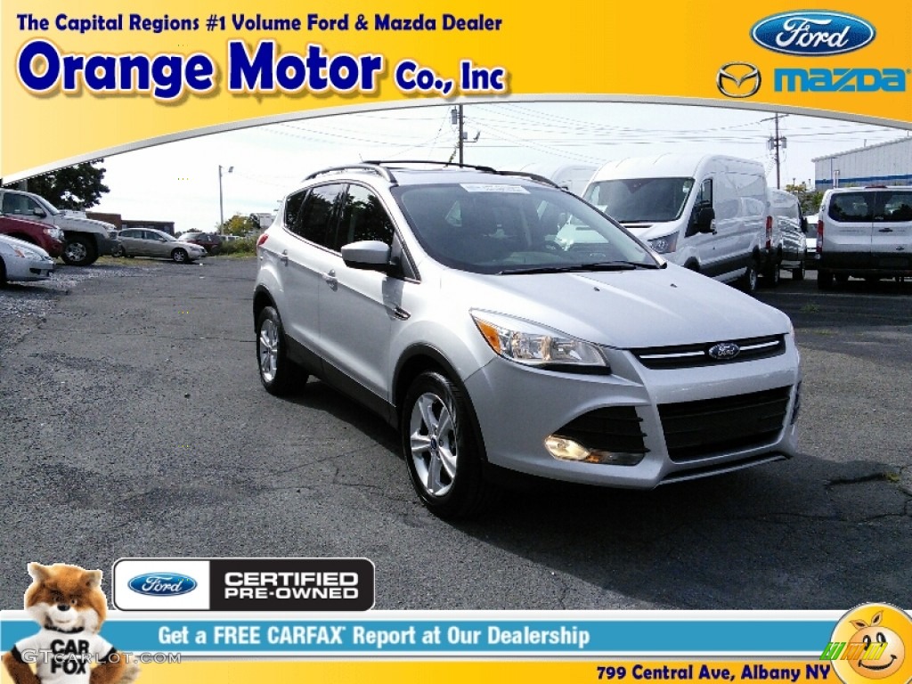 2013 Escape SE 1.6L EcoBoost 4WD - Ingot Silver Metallic / Charcoal Black photo #1