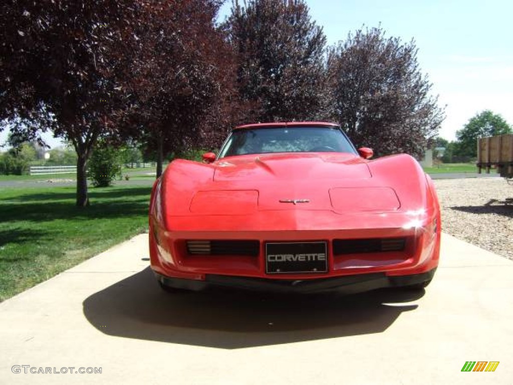 1980 Corvette Coupe - Red / Black photo #2