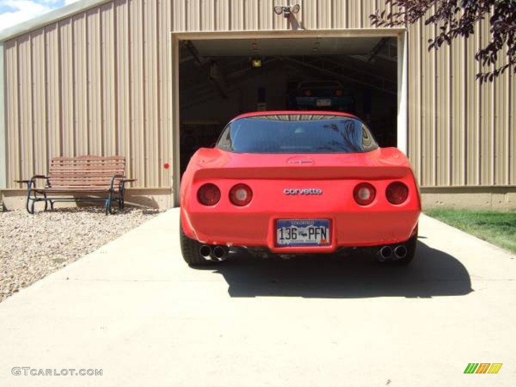 1980 Corvette Coupe - Red / Black photo #22