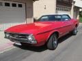 1971 Bright Red Ford Mustang Convertible  photo #2