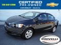 2013 Black Granite Metallic Chevrolet Sonic LS Sedan  photo #1