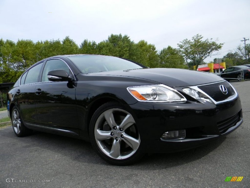 2008 GS 350 - Black Sapphire Pearl / Black photo #2