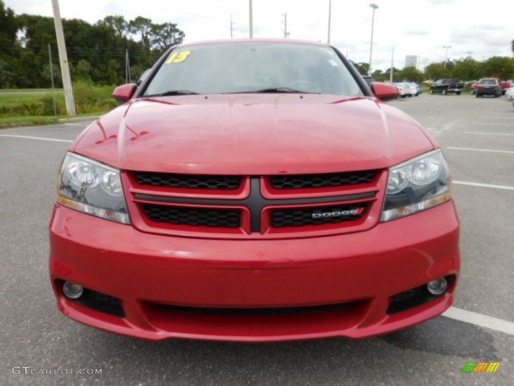 2013 Avenger SXT - Redline 2-Coat Pearl / Black/Light Frost Beige photo #13