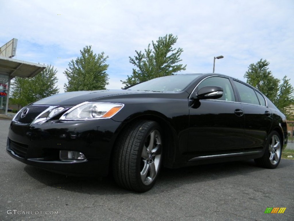 2008 GS 350 - Black Sapphire Pearl / Black photo #6