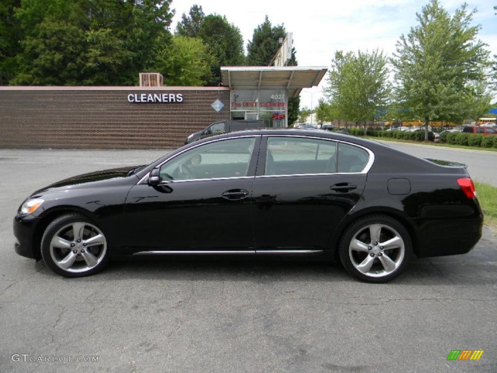 2008 GS 350 - Black Sapphire Pearl / Black photo #7