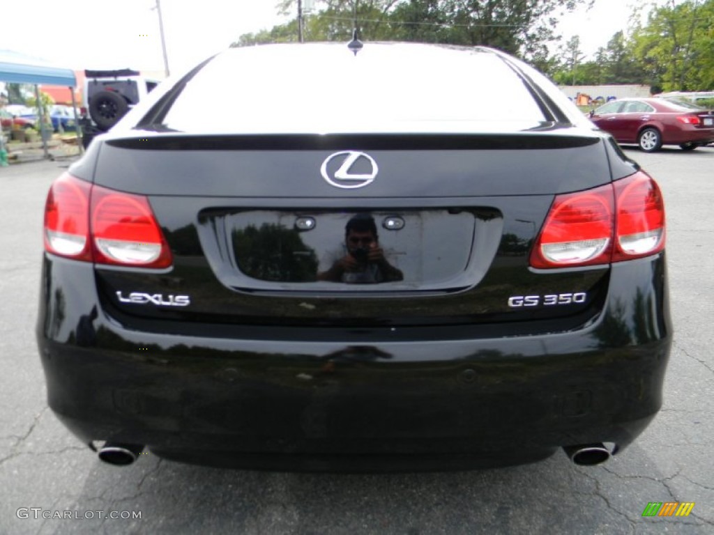 2008 GS 350 - Black Sapphire Pearl / Black photo #9