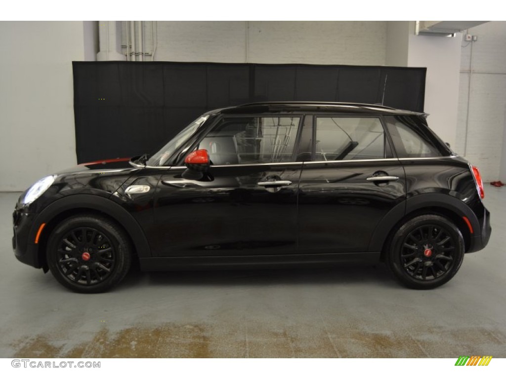 Midnight Black Metallic 2016 Mini Hardtop Cooper S 4 Door Exterior Photo #107223988