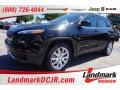 2016 Brilliant Black Crystal Pearl Jeep Cherokee Limited  photo #1