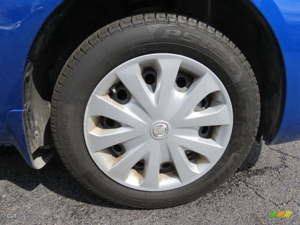 2014 Versa 1.6 S Sedan - Metallic Blue / Charcoal photo #10
