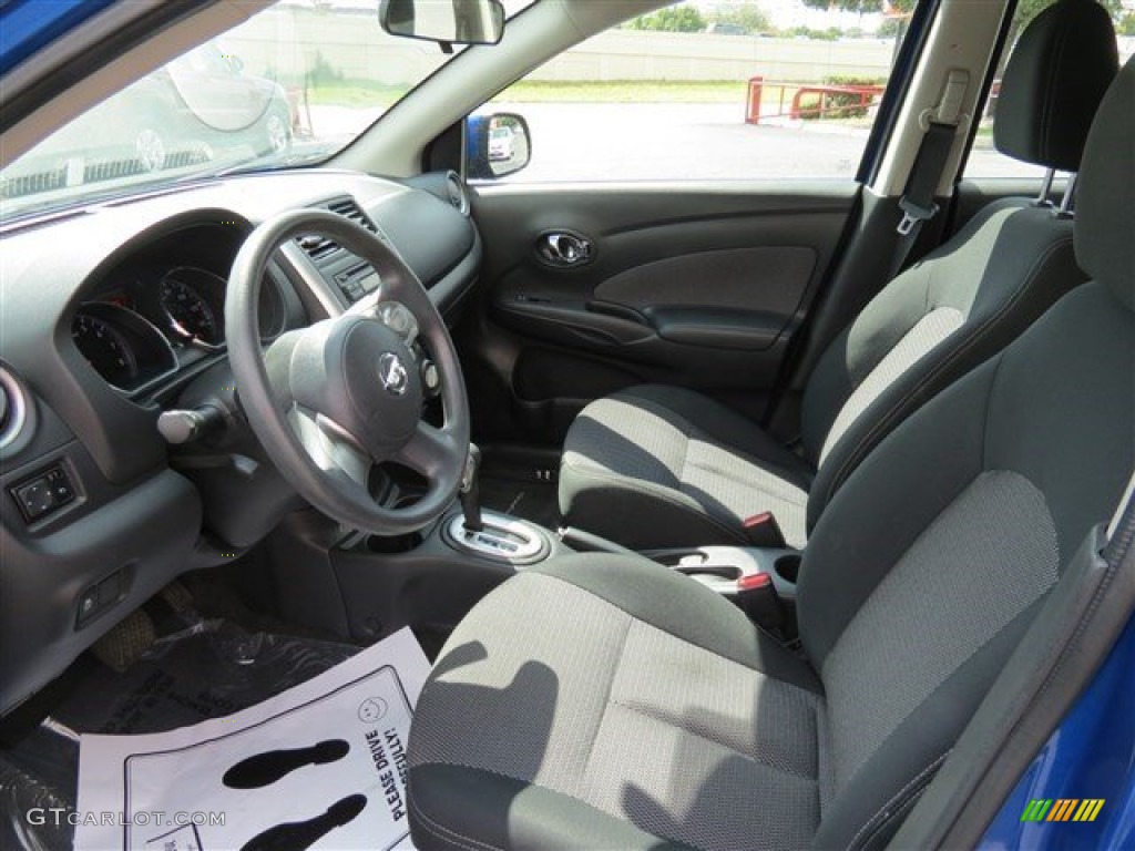 2014 Versa 1.6 S Sedan - Metallic Blue / Charcoal photo #12