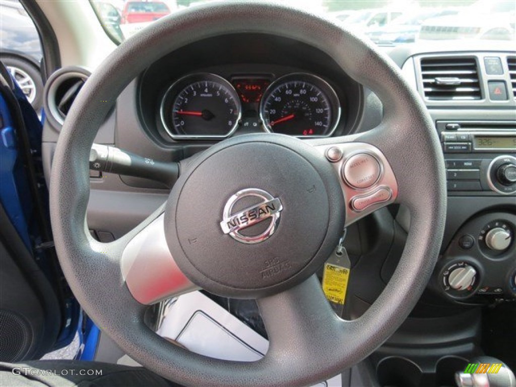 2014 Versa 1.6 S Sedan - Metallic Blue / Charcoal photo #17